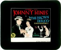 #2674 BROWN DERBY glass slide 26 Johnny Hines 