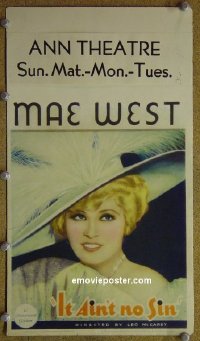 #6023 BELLE OF THE '90s mini WC '34 Mae West 