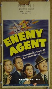 #6026 ENEMY AGENT mini WC 40 Robert Armstrong 