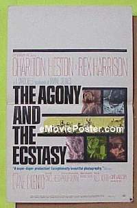 #233 AGONY & THE ECSTASY WC '65 Heston 