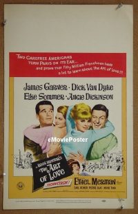 T121 ART OF LOVE window card movie poster '65 Dick Van Dyke, Sommer