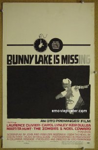 #086 BUNNY LAKE IS MISSING WC '65 Saul Bass 