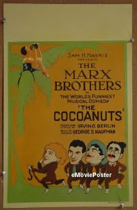 #001 COCOANUTS stage play WC'29 Marx Brothers 