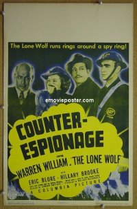 #1499 COUNTER-ESPIONAGE WC '42 The Lone Wolf! 