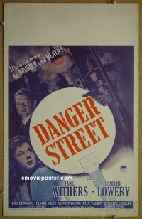 #3158 DANGER STREET WC '47 Withers, Lowery 