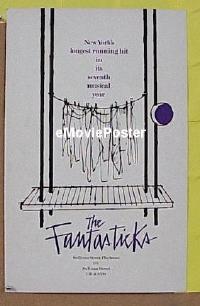 #041 FANTASTICKS stage play WC '66 7th Year 