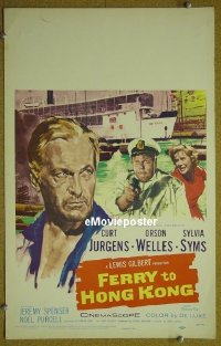 #314 FERRY TO HONG KONG WC '60 Orson Welles 