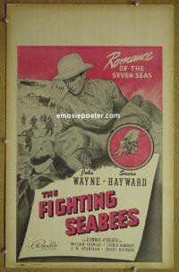 #1514 FIGHTING SEABEES WC '44 John Wayne 