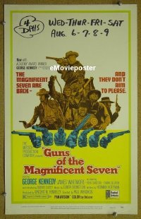#3206 GUNS OF THE MAGNIFICENT 7 WC 69 Kennedy 