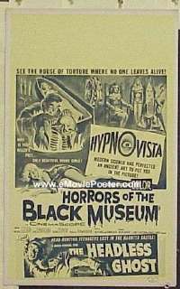 HEADLESS GHOST/HORRORS OF THE BLACK MUSEUM WC