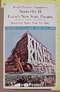 #144 KING OF KINGS WC '61 World Premiere 