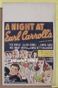 #3283 NIGHT AT EARL CARROLL'S WC '40 Murray 