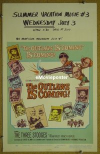 #3294 OUTLAWS IS COMING WC '65 3 Stooges! 