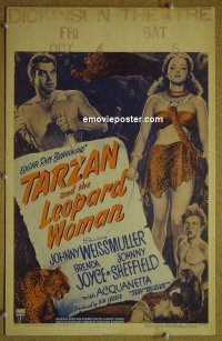 #1602 TARZAN & THE LEOPARD WOMAN WC '46 