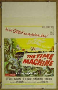 #1610 TIME MACHINE window card '60 Rod Taylor 