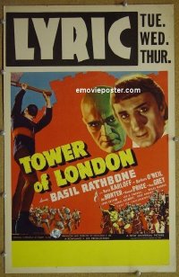 #1611 TOWER OF LONDON WC '39 Boris Karloff 