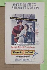 #4953 TRACK OF THE CAT WC '54 Mitchum, Wright