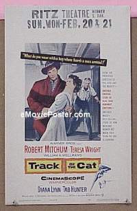 #016 TRACK OF THE CAT WC '54 Mitchum, Wright 