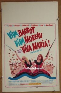 #417 VIVA MARIA WC '66 Bardot, Moreau 