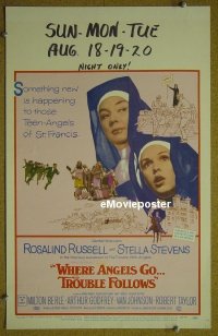 #3376 WHERE ANGELS GO TROUBLE FOLLOWS WC '68 