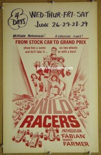 #2350 WILD RACERS WC '68 Fabian, car racing! 