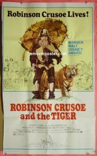 #4125 ROBINSON CRUSOE & THE TIGER 30x40 '72