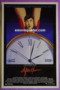 #3052 AFTER HOURS 1sh '85 Scorsese, Arquette