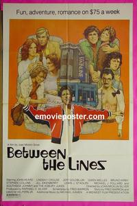 #3132 BETWEEN THE LINES 1sh '77 Heard, Crouse