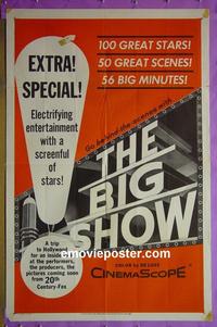 #3140 BIG SHOW teaser 1sh '61 Esther Williams