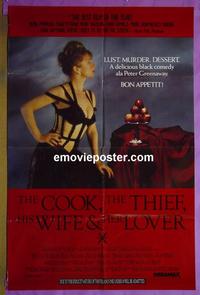 #3246 COOK, THE THIEF, HIS WIFE & HER LOVER 1sh