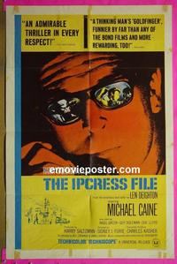 #3588 IPCRESS FILE 1sh '65 Michael Caine