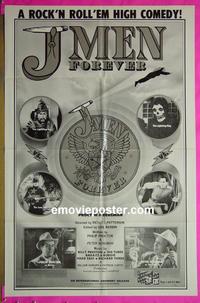 #3615 J-MEN FOREVER 1sh '79 rock & roll, drugs!
