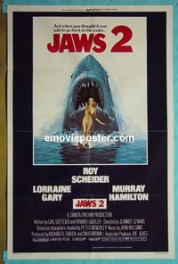 #3603 JAWS 2 1sh '78 Scheider, sharks