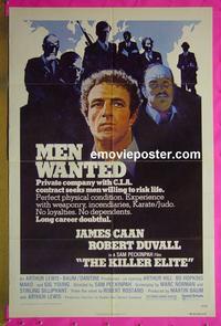 #3646 KILLER ELITE 1sh '75 James Caan,Peckinpah