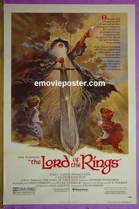 #3771 LORD OF THE RINGS 1sh '78 JRR Tolkien