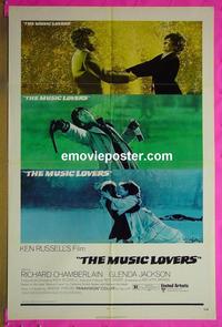 #3886 MUSIC LOVERS 1sh '71 Ken Russell