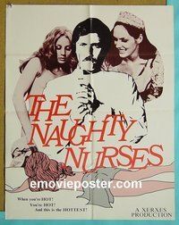 #3904 NAUGHTY NURSES 1sh 1960-'70s nurse sex!