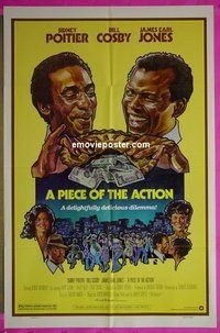 #4020 PIECE OF THE ACTION 1sh '77 Poitier