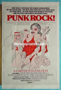 #4066 PUNK ROCK 1sh 1977 sex, drugs, & punk rock!