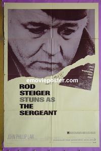 #4186 SERGEANT 1sh '68 Rod Steiger, Law