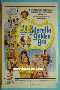 #4233 SINDERELLA & THE GOLDEN BRA 1sh '64 sex!