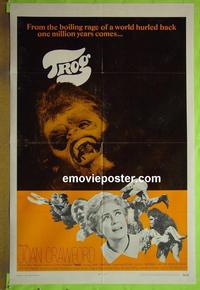 #4447 TROG 1sh '70 Joan Crawford, Gough