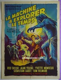#4723 TIME MACHINE French 1p '60 Rod Taylor