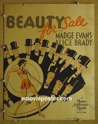 #4750 BEAUTY FOR SALE WC '33 cool artwork!