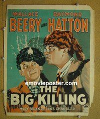 #4756 BIG KILLING WC '28 Beery, Hatton duo!