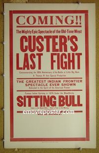 #4786 CUSTER'S LAST FIGHT WC R25 Thomas Ince
