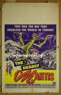 #4788 DEADLY MANTIS WC '57 classic sci-fi!