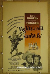 #4852 LIGHTS OF OLD SANTA FE WC '44 Roy Rogers