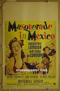 #4865 MASQUERADE IN MEXICO WC '46 Lamour
