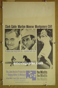 #4869 MISFITS WC '61 Gable, Monroe, Clift